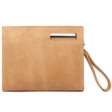 Tamxo™ Men's Leather Briefcase with Shoulder Strap - High Grade Large Clutch Bag