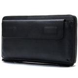 Tamxo™ Genuine Leather Men's Clutch Wallet for Business Card Cash Bills