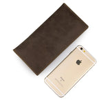 Tamxo™ Vintage Crazy Horse Bifold Long Wallet for Men and Women
