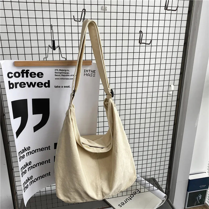 Tamxo™ 2024 Casual Shoulder Tote – Women's Large Capacity Canvas Crossbody Bag