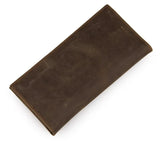 Tamxo™ Vintage Crazy Horse Bifold Long Wallet for Men and Women