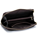 Tamxo™ Genuine Leather Men's Clutch Wallet for Business Card Cash Bills