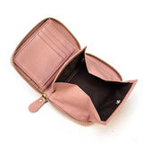 Tamxo™ Leather Zip Short Wallet with Coin & Photo Pockets for Men and Women