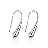 Tamxo™ Sterling Silver Water Droplets Earrings – Elegant Drop Earrings for Women
