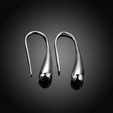 Tamxo™ Sterling Silver Water Droplets Earrings – Elegant Drop Earrings for Women