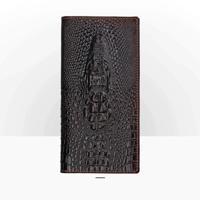 Men's Leather Wallet: Tamxo™ 2-Fold Purse with Photo Slots - Perfect Gift for Him