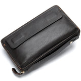 Tamxo™ Genuine Leather Men's Clutch Wallet for Business Card Cash Bills