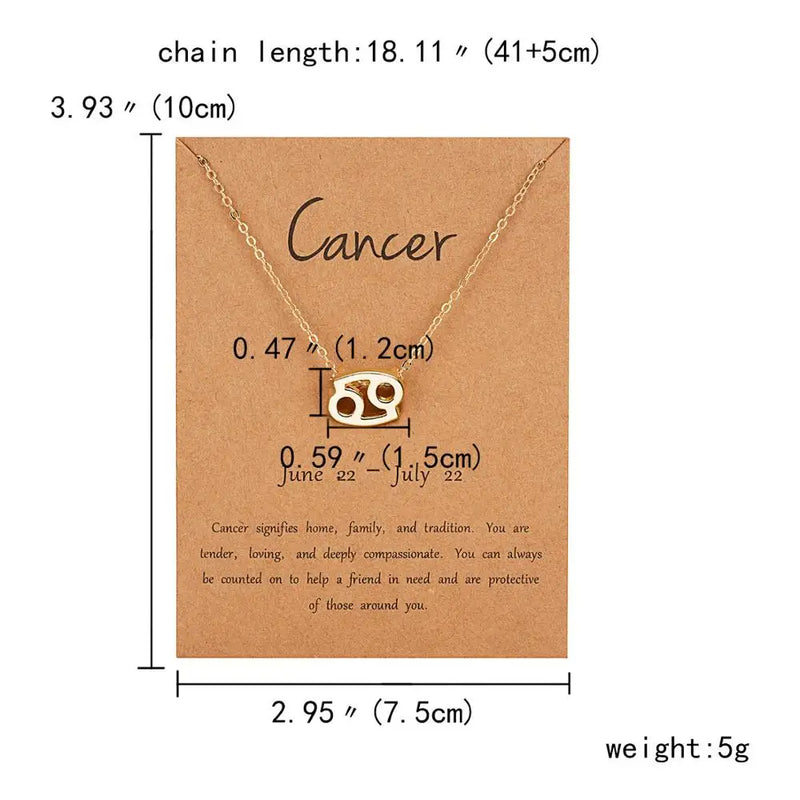 Tamxo™ Cat Ear Angel Wings Charm Pendant Necklace for Women, Geometric Collar Chain