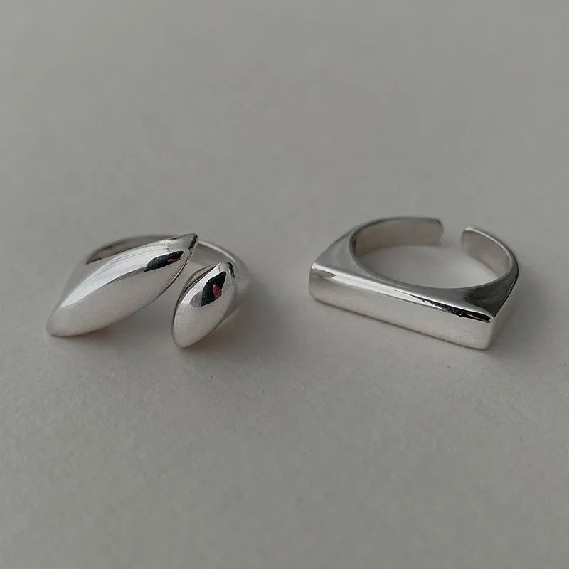 Tamxo™ Sterling Silver Open Finger Ring Vintage Handmade for Women
