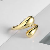 Tamxo™ Chunky Dome Ring | Gold Silver Plated Statement Jewelry