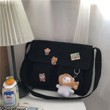 Tamxo™ Cute Canvas Messenger Bag – Versatile and Stylish Crossbody for Everyday Use