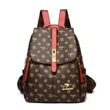 Tamxo™ Designer Leather Women Backpack Luxury Rucksack Top-handle Bag School Fashion