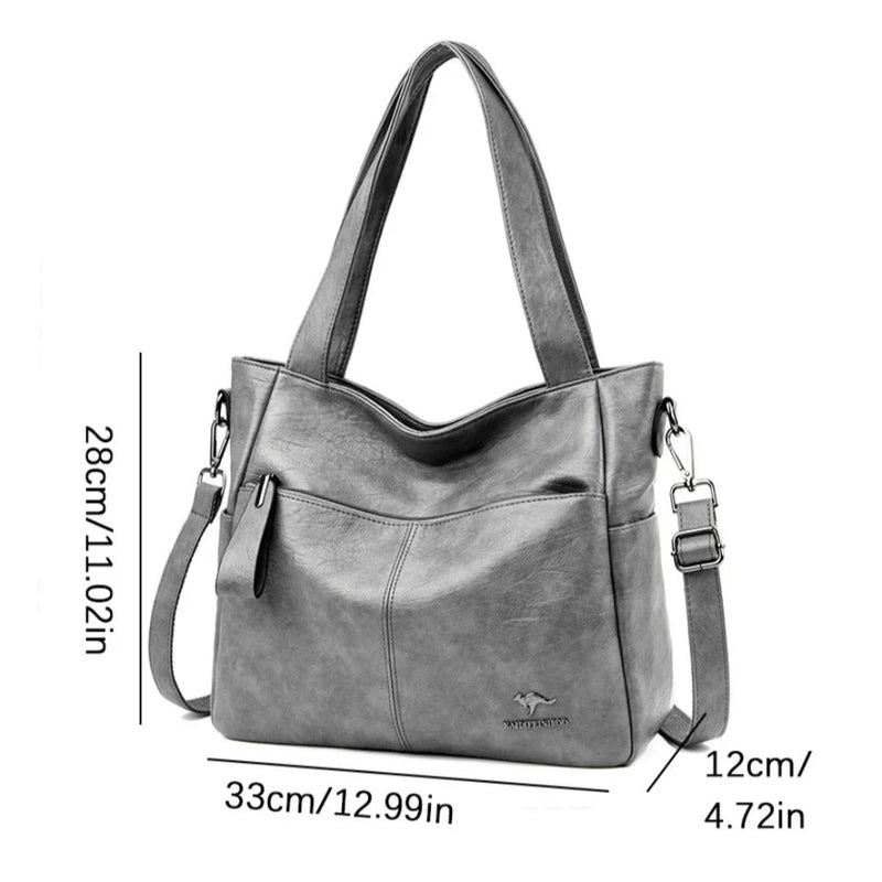 Tamxo™ Leather Shoulder Bag: Luxury High Quality Ladies Handbag Fashion Tote Sac