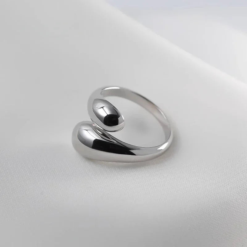Tamxo™ Teardrop Earring Bracelet Ring Set - Sterling Silver Luxury Jewelry Gift