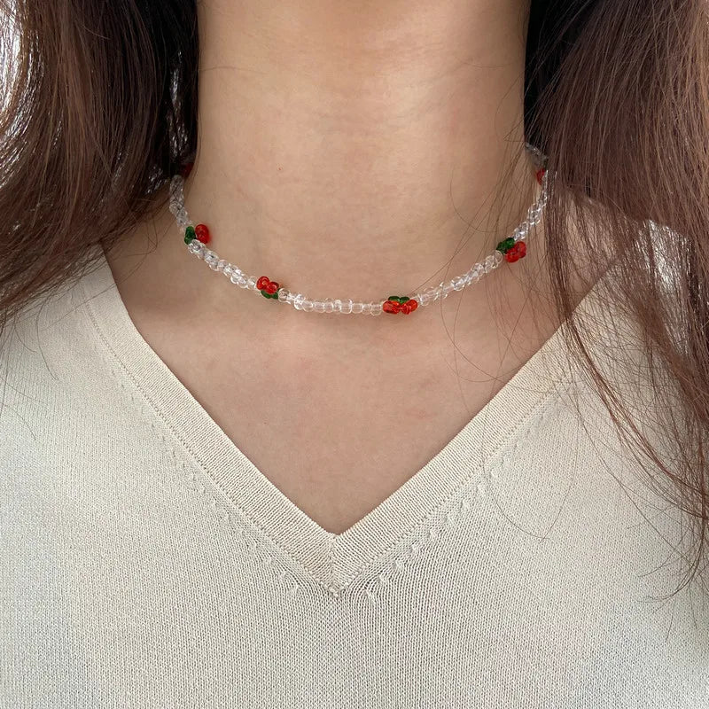 Bohemia Beads Chain Choker Necklace by Tamxo™ - Colorful, Trendy, Unisex Accessories