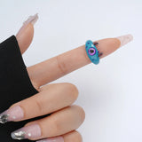 Tamxo™ Colorful Big Eye Cat Monster Punk Rings for Women Men Y2K Fashion Jewelry Gift