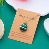 Tamxo™ Christmas Cartoon Pendant Necklace for Women - Trendy Resin Design