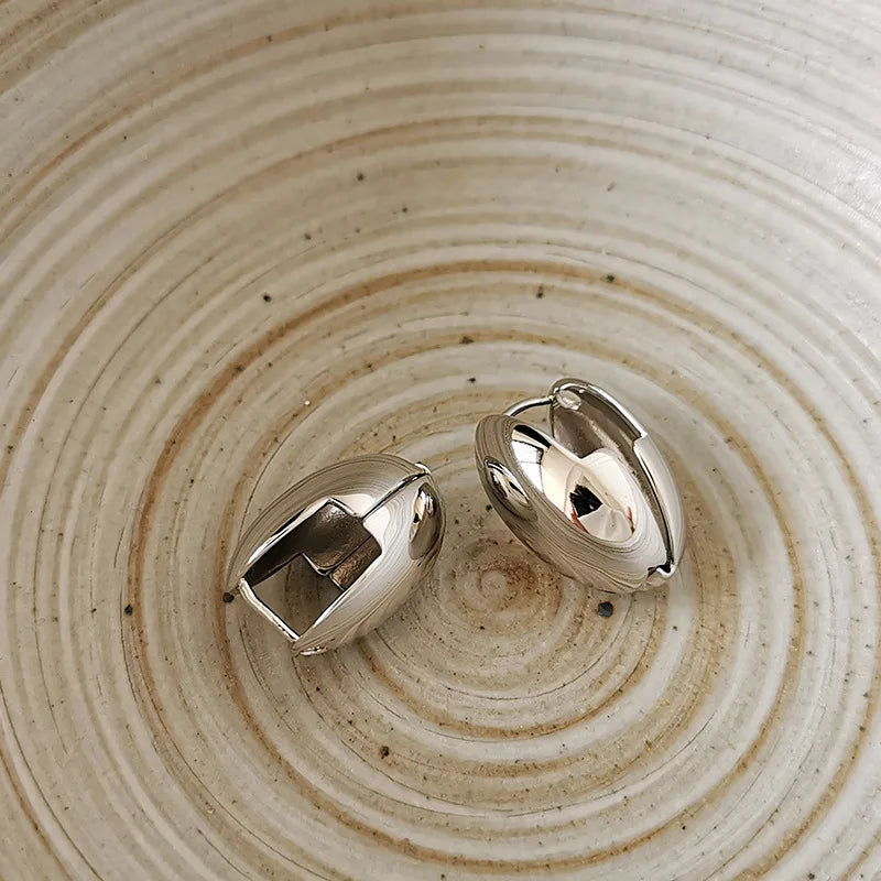 Tamxo™ Elegant Stainless Steel Earrings: Simple, Luxurious Design for Daily Wear