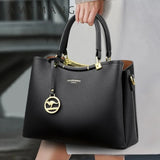 Tamxo™ Luxury Soft Leather Top-Handle Crossbody Bag | Designer Women's Handbag