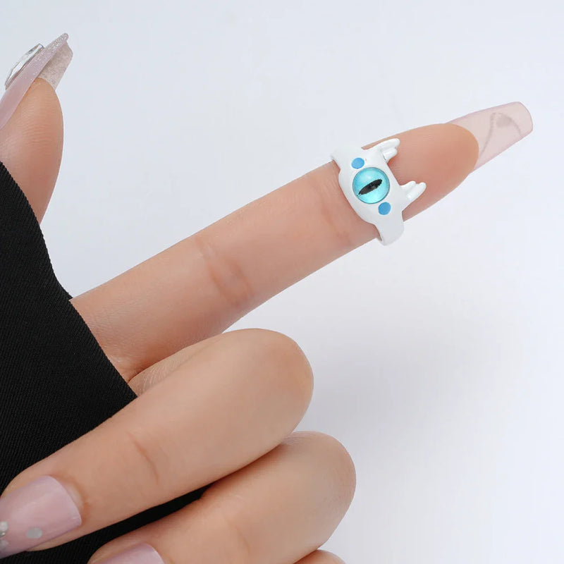 Tamxo™ Colorful Big Eye Cat Monster Punk Rings for Women Men Y2K Fashion Jewelry Gift