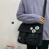 Tamxo™ Cute Canvas Messenger Bag – Versatile and Stylish Crossbody for Everyday Use