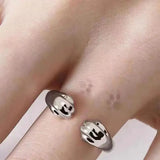 Tamxo™ Paw Print Open Ring - Stylish and Creative Cat & Puppy Design