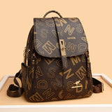 Tamxo™ Designer Leather Women Backpack Luxury Rucksack Top-handle Bag School Fashion