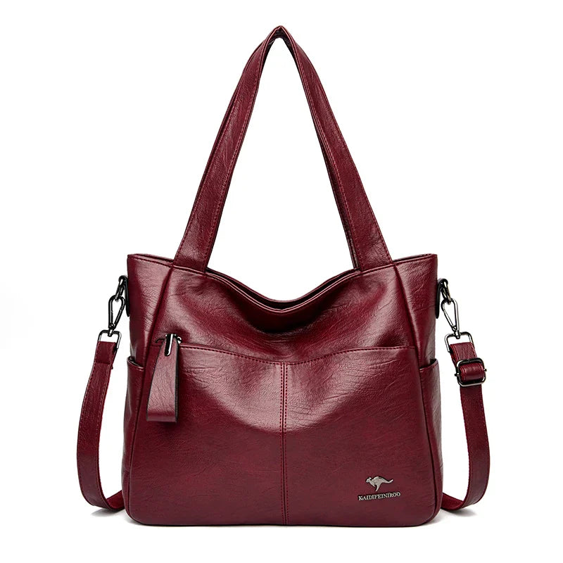 Tamxo™ Leather Shoulder Bag: Luxury High Quality Ladies Handbag Fashion Tote Sac