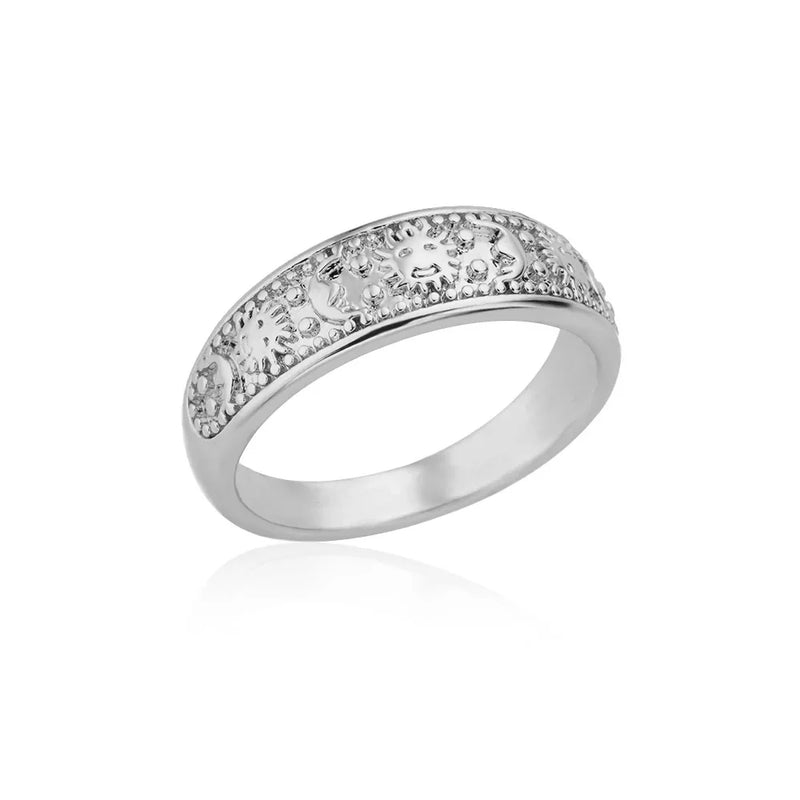 Tamxo™ Stainless Steel Couple Rings Gold Color Wedding Jewelry 2024 Trendy Gifts