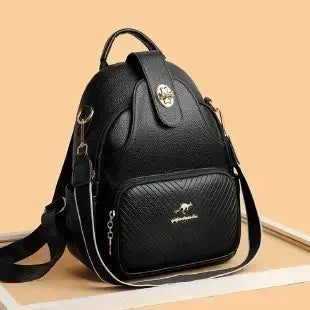 Tamxo™ Soft Leather Backpack 2024: Large Capacity School Bag for Teen Girls