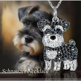 Tamxo™ Cavalier Rhinestone Necklace: Exquisite Pet Memorial Jewelry, Dog Lover Gift