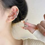 Tamxo™ Crystal Dragon Ear Bone Clip - Punk Metal Irregular Ear Cuff