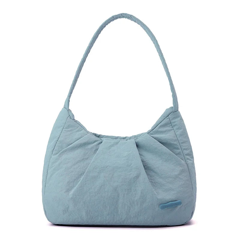 Tamxo™ Cloud Pleated Clutch: Lightweight Nylon Tote & Shoulder Bag for Women