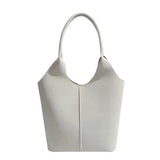 Tamxo™ Solid Color PU Buckle Tote Bag: Stylish, Spacious, Versatile Shoulder Handbag
