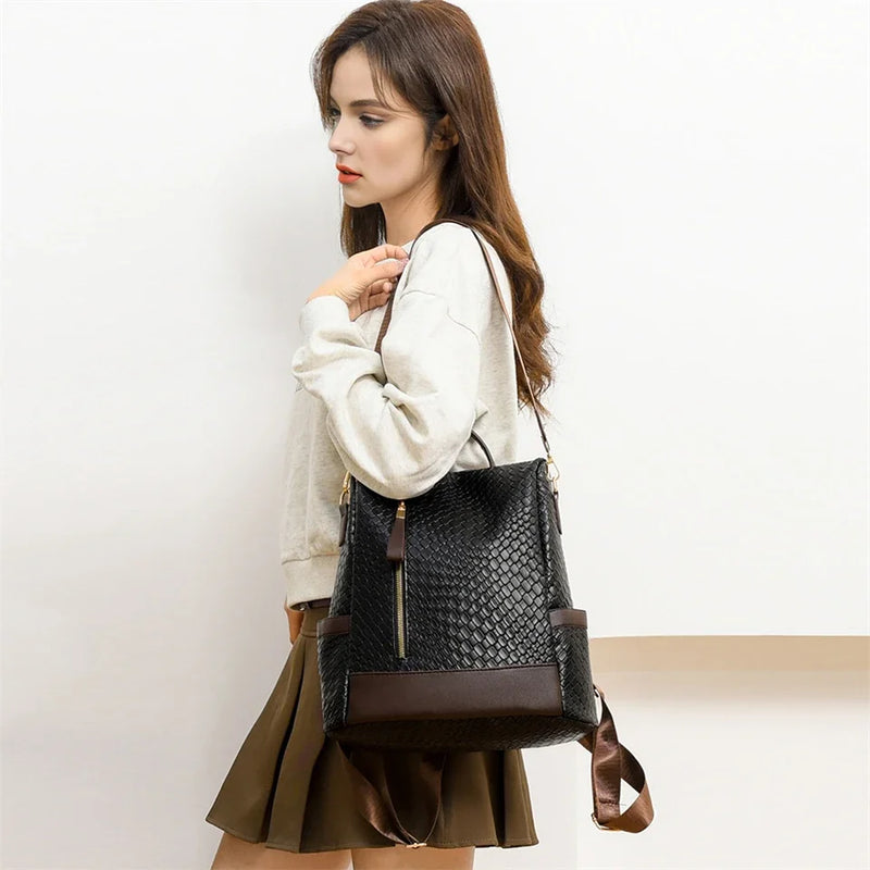 Tamxo™ Women's Designer PU Backpack: Stylish, Spacious, and Versatile