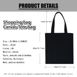 Tamxo™ Kawaii Cats Cartoon Manga Tote Bag – High Capacity Canvas Shoulder Bag