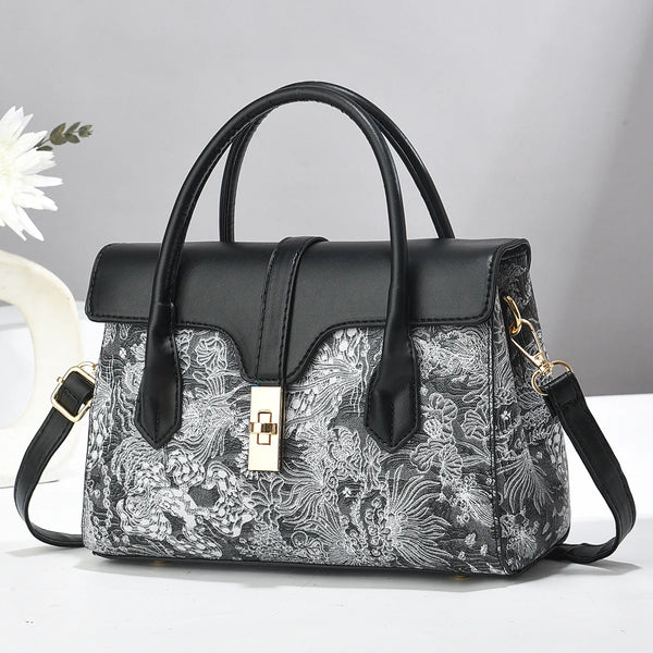 Tamxo™ Fashion Women's PU Leather Shoulder Bag Tote Crossbody Top-handle Messenger Bag Large Capacity