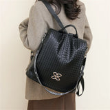 Tamxo™ Multifunction Nylon Backpack: Stylish Anti Theft School Bag for Girls & Travel.