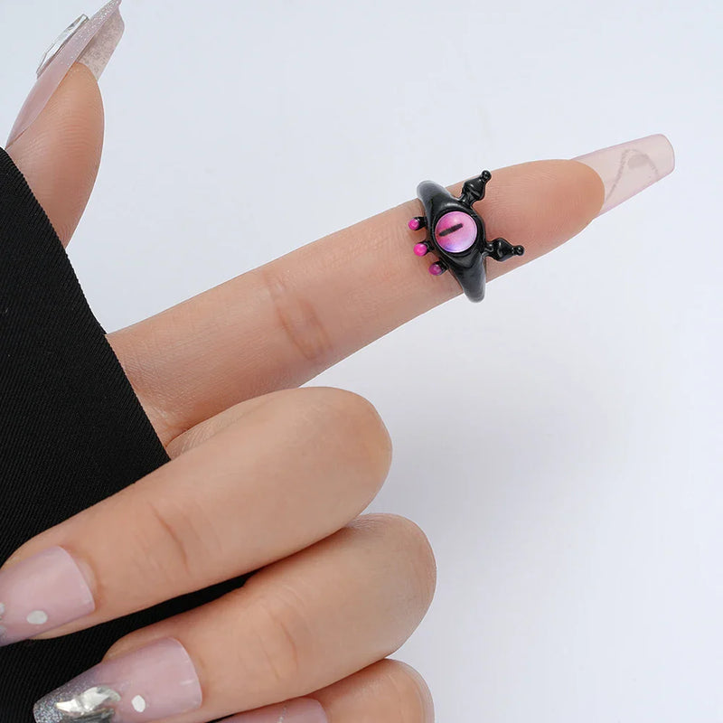 Tamxo™ Colorful Big Eye Cat Monster Punk Rings for Women Men Y2K Fashion Jewelry Gift