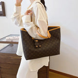 Tamxo™ Soft Leather Tote Bag | Luxury High Capacity Shoulder Handbag for Women