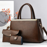 Tamxo™ Women's 3-Piece Handbag Set: Tote, Purse, Wallet - Chic & Functional Accessories