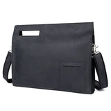 Tamxo™ Leather Clutch Bag Men Envelope Sling File Pouch Wristband A4 Handbag