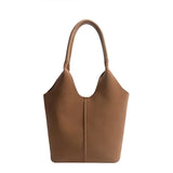Tamxo™ Solid Color PU Buckle Tote Bag: Stylish, Spacious, Versatile Shoulder Handbag