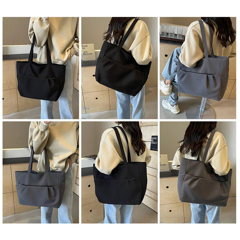 Tamxo™ Nylon Tote Handbag: Large Capacity, Stylish Shoulder Bag for Women