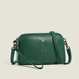 Tamxo™ Genuine Leather Luxury Women's Crossbody Shoulder Bag in Solid Color