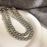 Tamxo™ Grey Pearl Choker Necklace - High-Grade Luxe Fashion Accessory