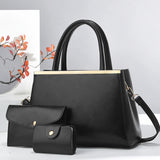 Tamxo™ Women's 3-Piece Handbag Set: Tote, Purse, Wallet - Chic & Functional Accessories