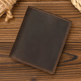 Tamxo™ Vintage Men's Leather Short Wallet - Luxury Bussiness Purse with Coin Compartment