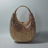 Tamxo™ Lady Rhinestone Clutch Bag - Elegant Wedding & Evening Purse