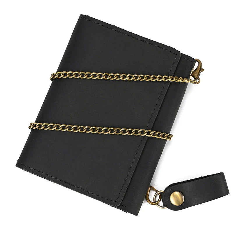 Tamxo™ Men's RFID Leather Short Wallet: Multi-functional, Large Capacity Card Holder & Business Purse